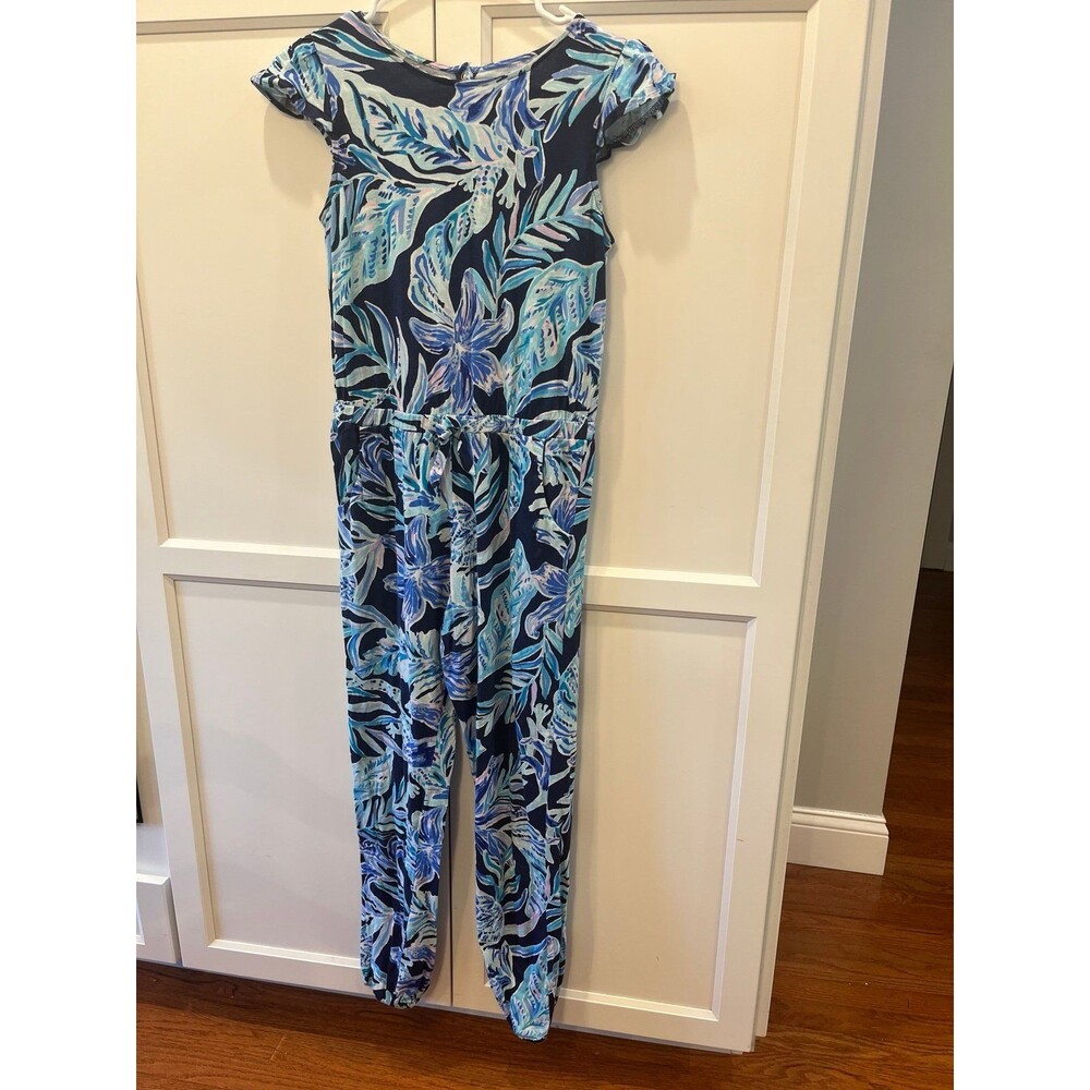 Lilly Pulitzer Odessa Jumpsuit Romper Kids Xl 12-14